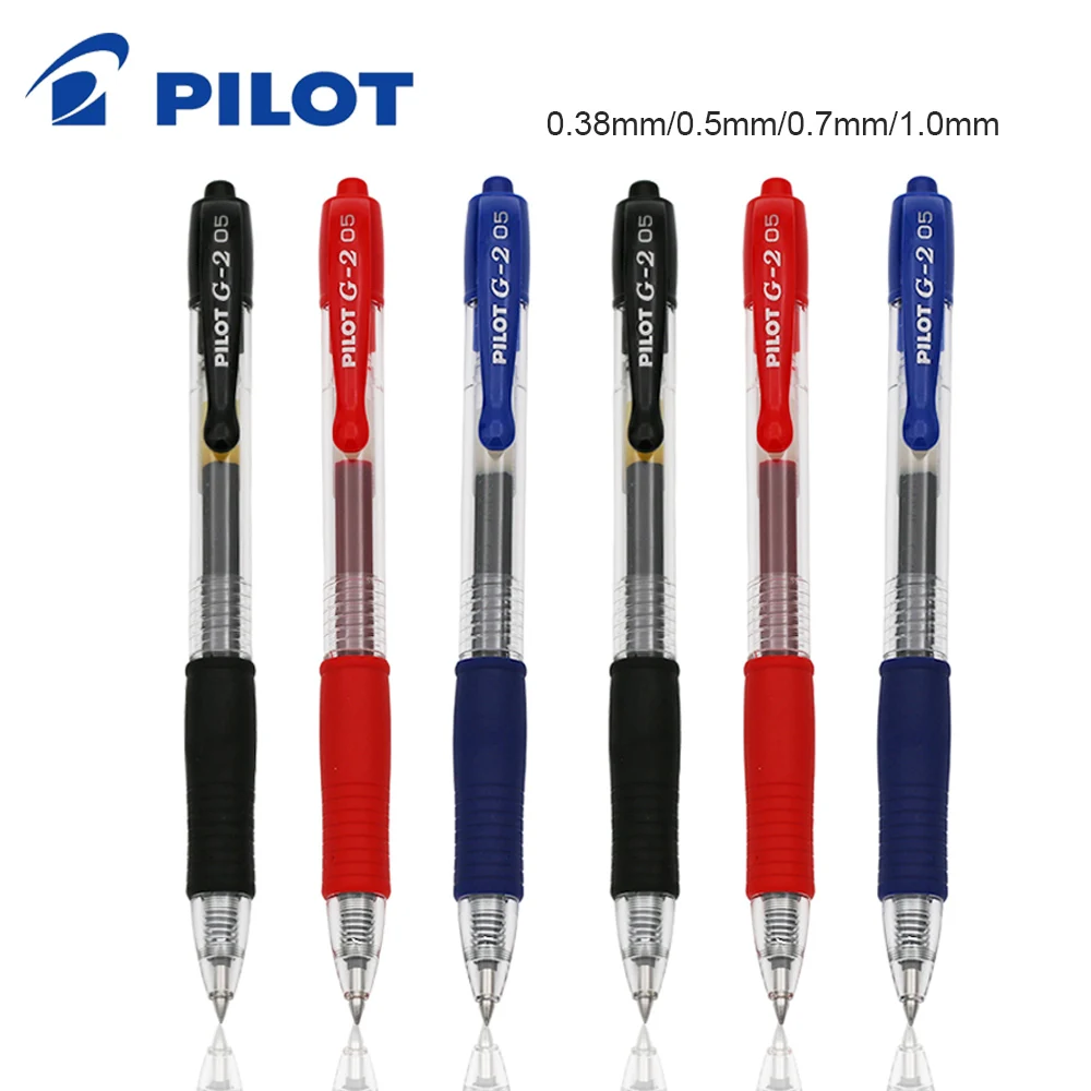 Pilot Pen G2 - 3 Pcs Japan Pilot Push-Type Gel