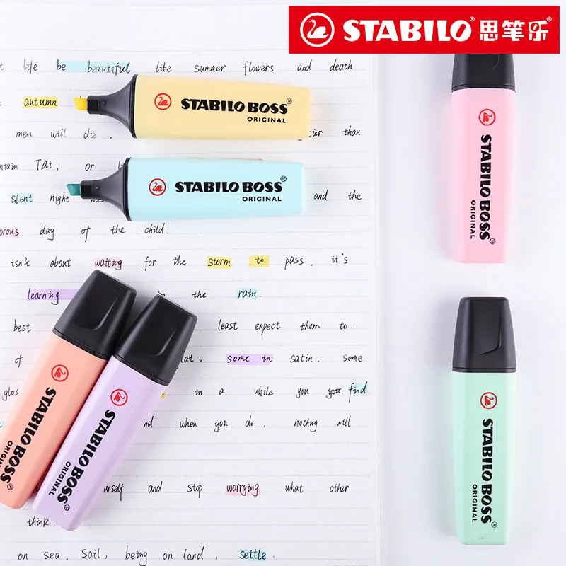 6 Colors STABILO BOSS Macaron  - огляд і ціна Stabilo Marker Boss
