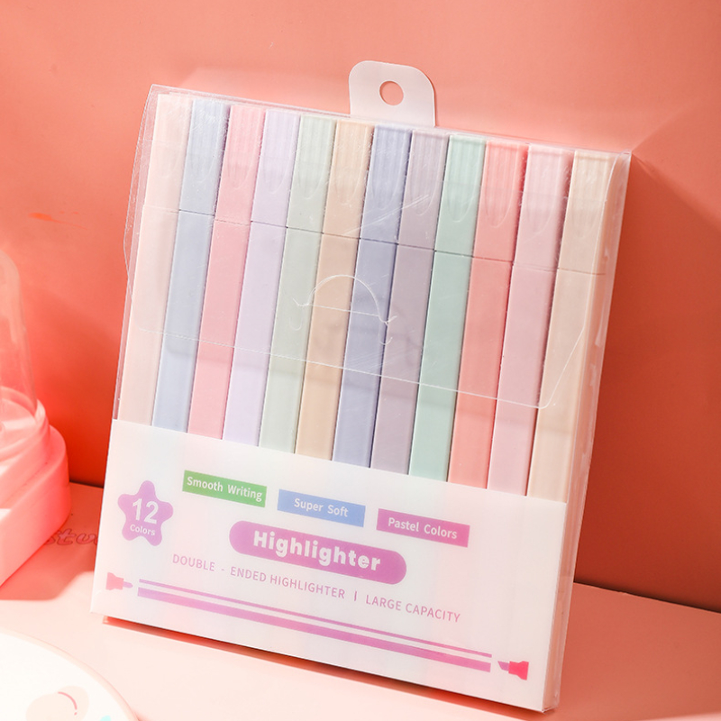 12 Pcs/Set Double Tip Highligh - огляд і ціна Stabilo Marker Boss