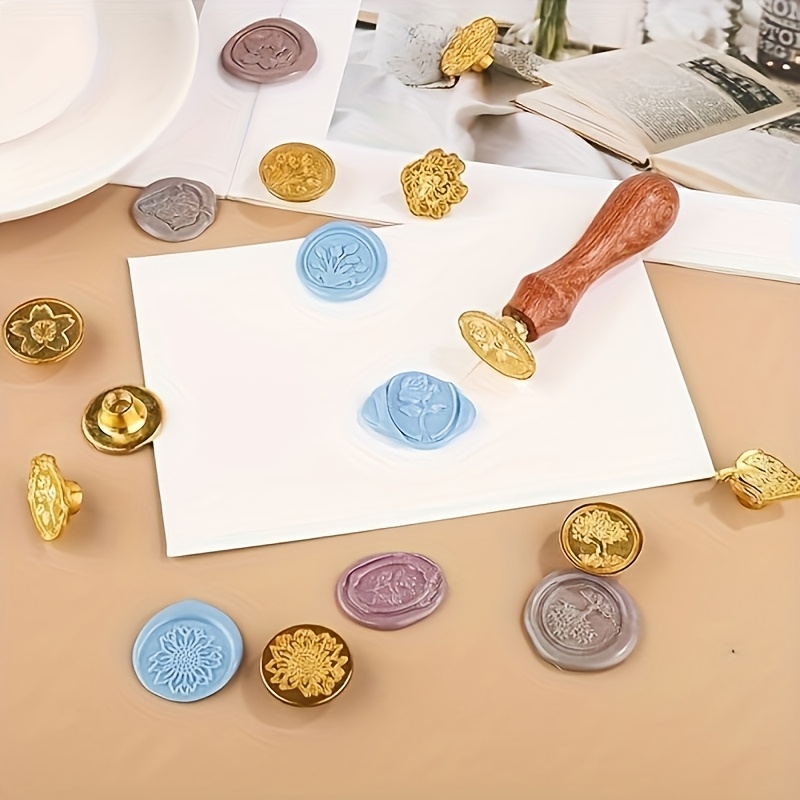 21pc wax stamp set with variou - огляд і ціна Wax Seal Stamp Set