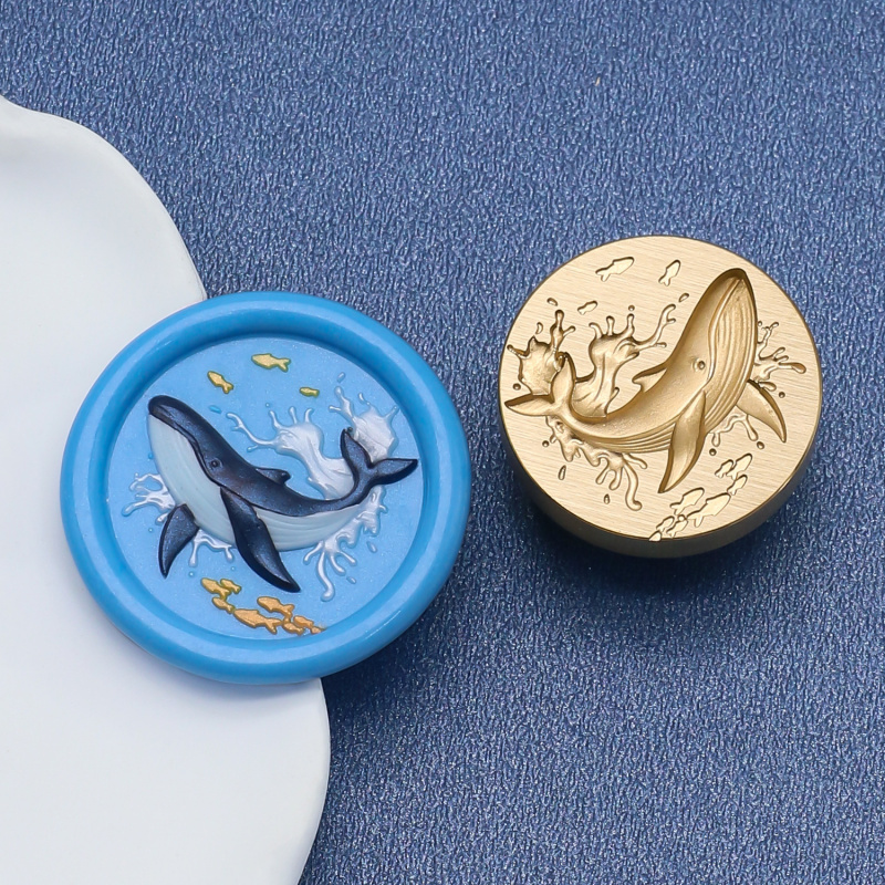 Water Flower Relief Series Wax - огляд і ціна Wax Seal Stamp Set