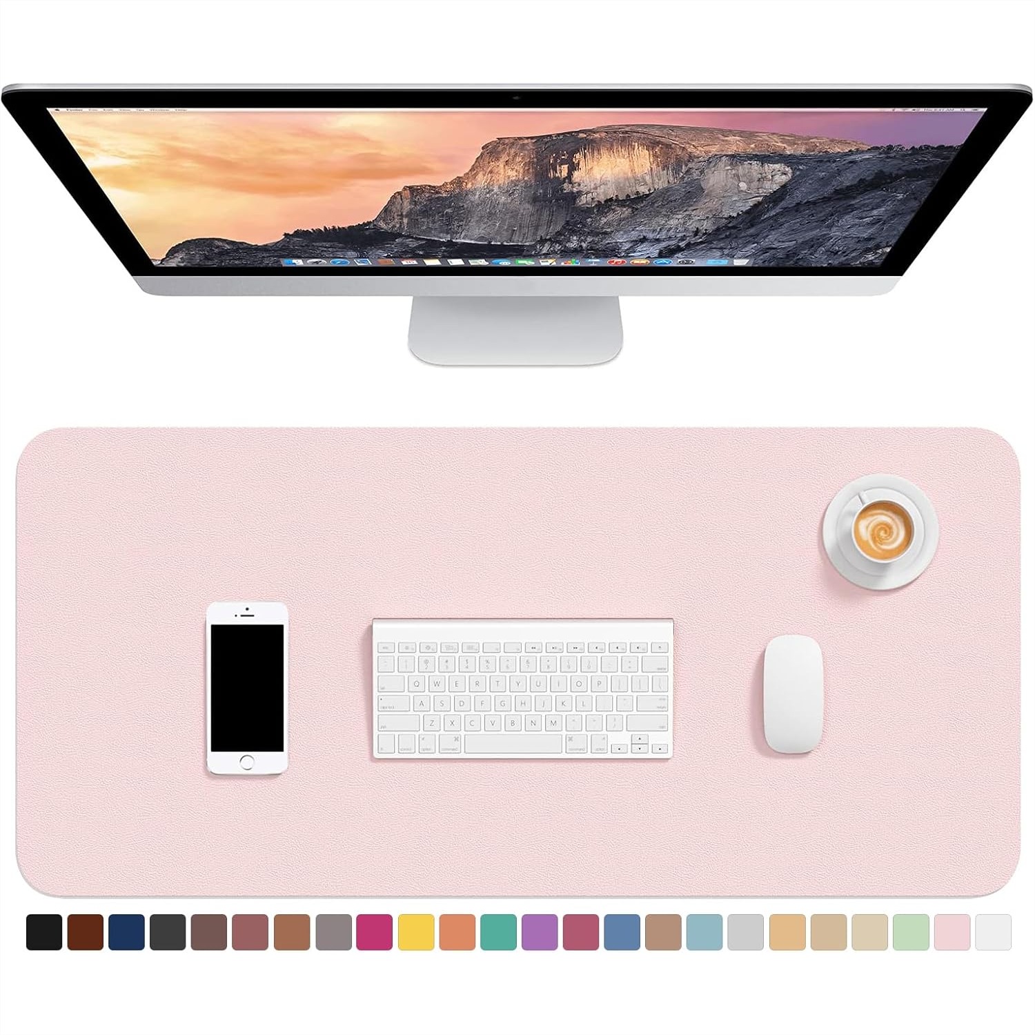 30x14 Inch PU Leather Desk Pad - огляд і ціна Leather Desk Pad