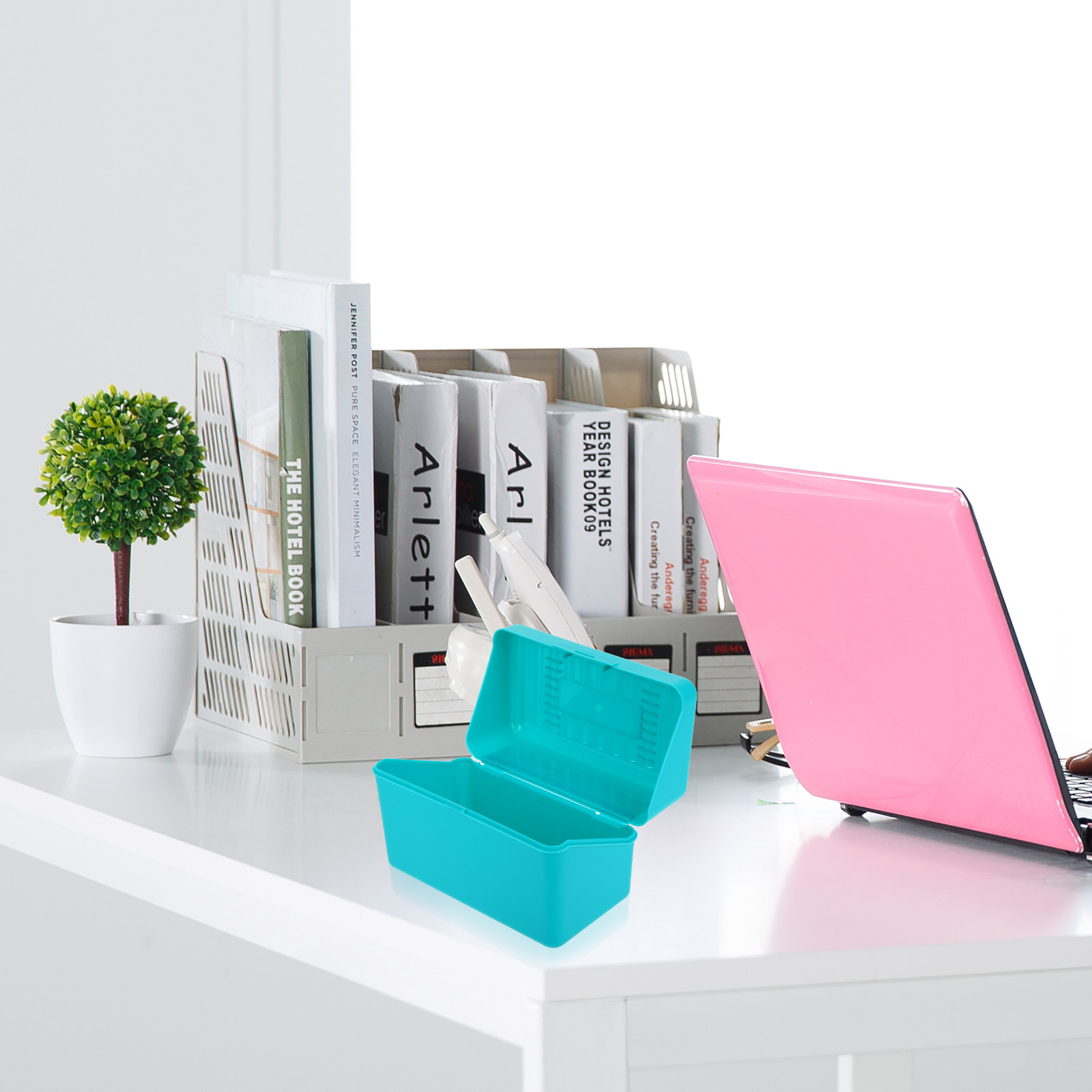4Pcs Index Card Desktop Storag - огляд і ціна Card Index Box