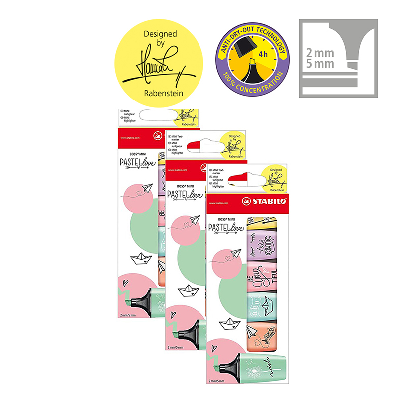 STABILO BOSS MINI Pastellove - - огляд і ціна Stabilo Marker Boss