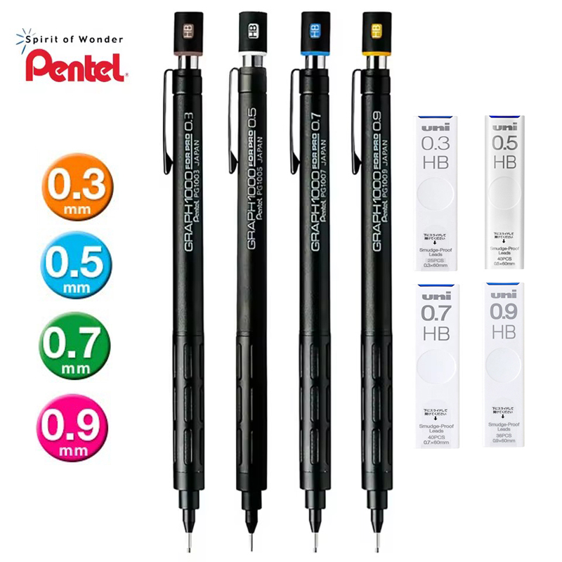 Pentel PG1000 Graph For PRO Bl - огляд і ціна Pentel Pen Energel