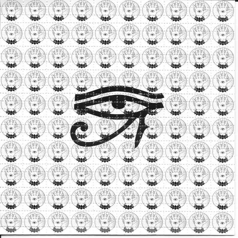 Eye of Providence Psychedelic  - огляд і ціна Ink Blotter Paper