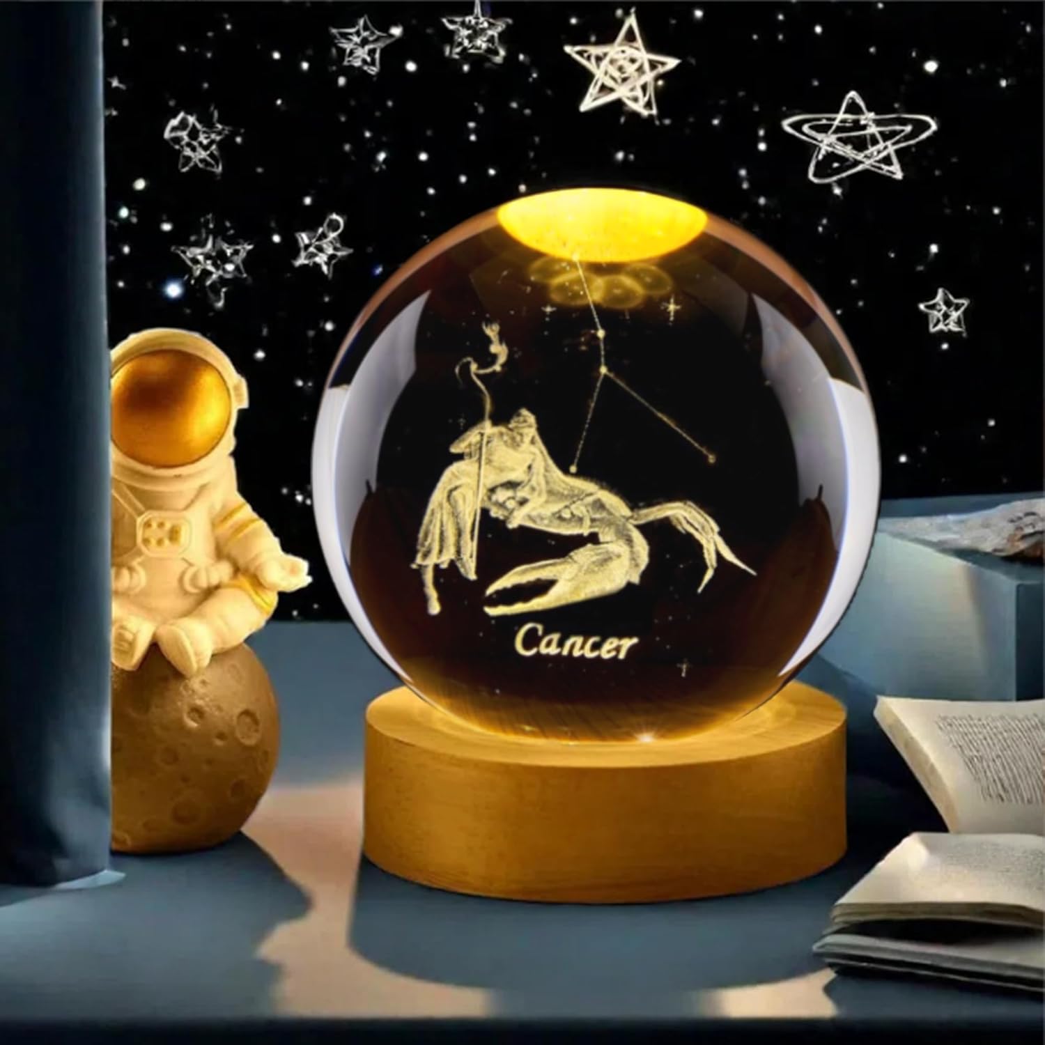 3D Cancer Constellation Crysta - огляд і ціна Paper Weight Crystal