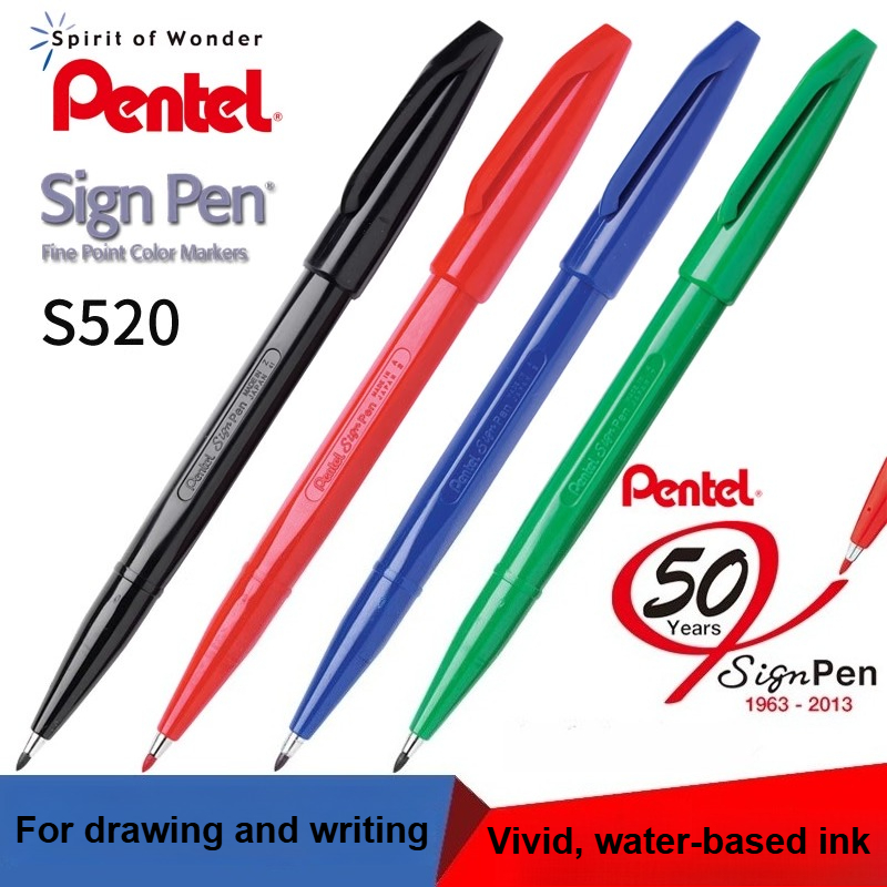 1/3/12PC Pentel S520 Sign Pen  - огляд і ціна Pentel Pen Sign Pen