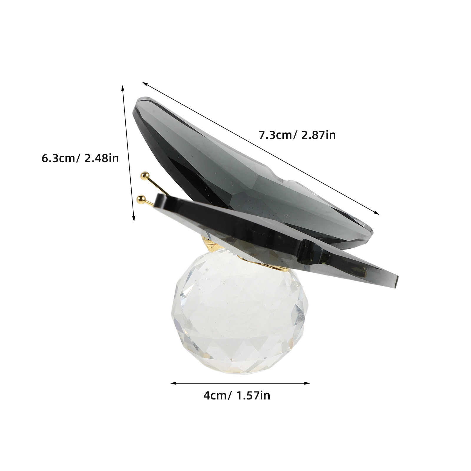 Clear Crystal Butterfly Paperw - огляд і ціна Paper Weight Crystal