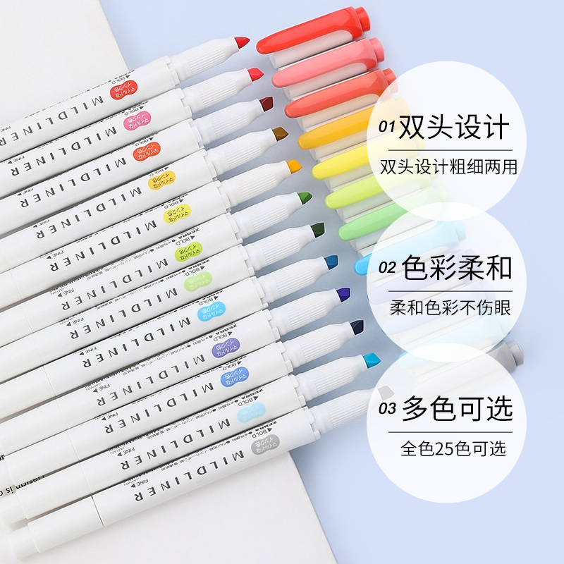 5/10pcs Zebra Highlighter Pen  - огляд і ціна Stabilo Marker Boss