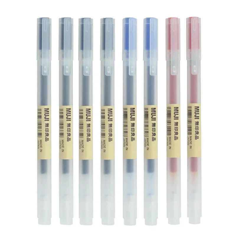 6/8Pcs/Set MUJIs Gel Pen Black - огляд і ціна Pentel Pen Energel