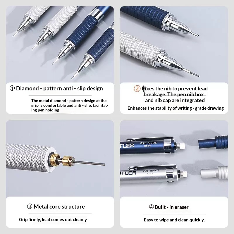 Staedtler 925 Full Metal Draft - огляд і ціна Mechanical Pencil 0.3