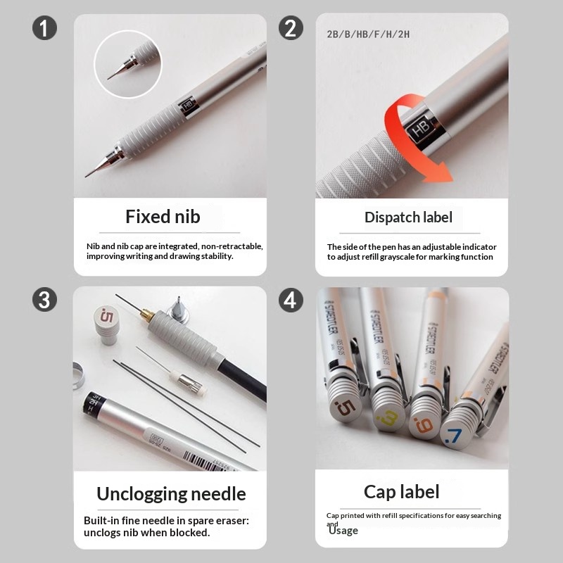 Staedtler 925 Full Metal Draft - огляд і ціна Mechanical Pencil 0.3