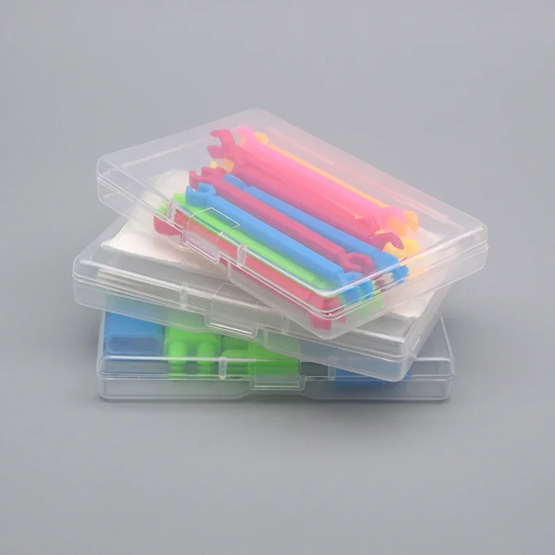 5 transparent plastic storage  - огляд і ціна Card Index Box