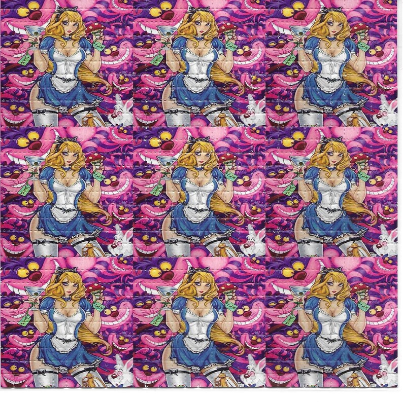 Sexy Alice Psychedelic LSD Aci - огляд і ціна Ink Blotter Paper