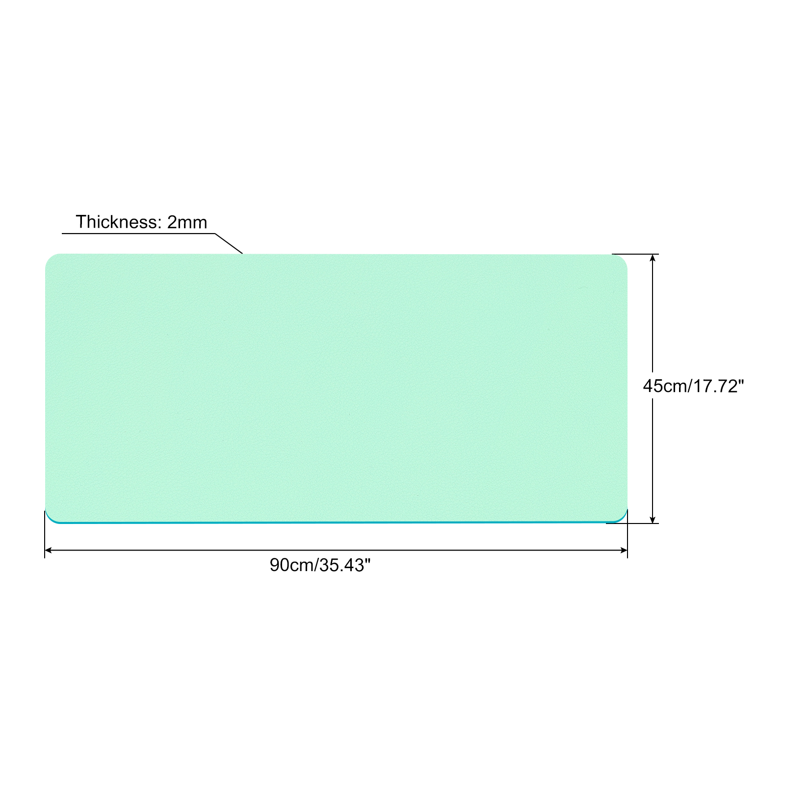 Office Desk Mat Protector PU L - огляд і ціна Leather Desk Pad