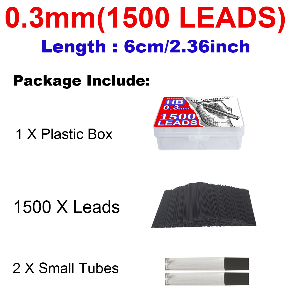 1500-Pack 0.3mm HB Automatic P - огляд і ціна Mechanical Pencil 0.3
