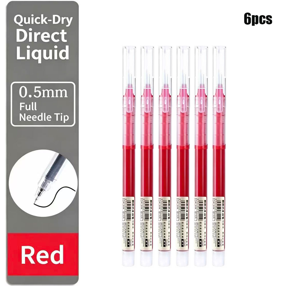 6 Pack Click Gel Pens 0.5mm Bl - огляд і ціна Gel Refill Pack