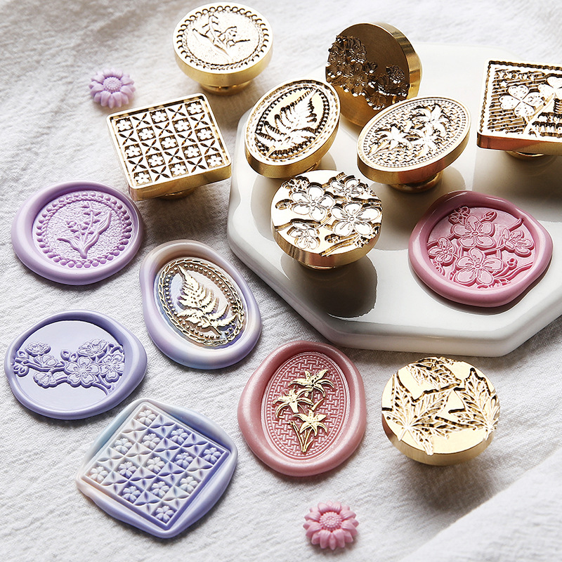 Retro Wax Seal Stamp Spring Fl - огляд і ціна Wax Seal Stamp Set