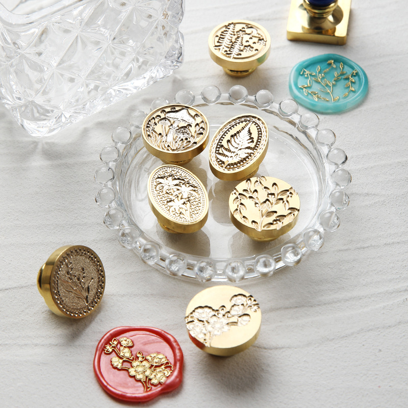 Retro Wax Seal Stamp Spring Fl - огляд і ціна Wax Seal Stamp Set