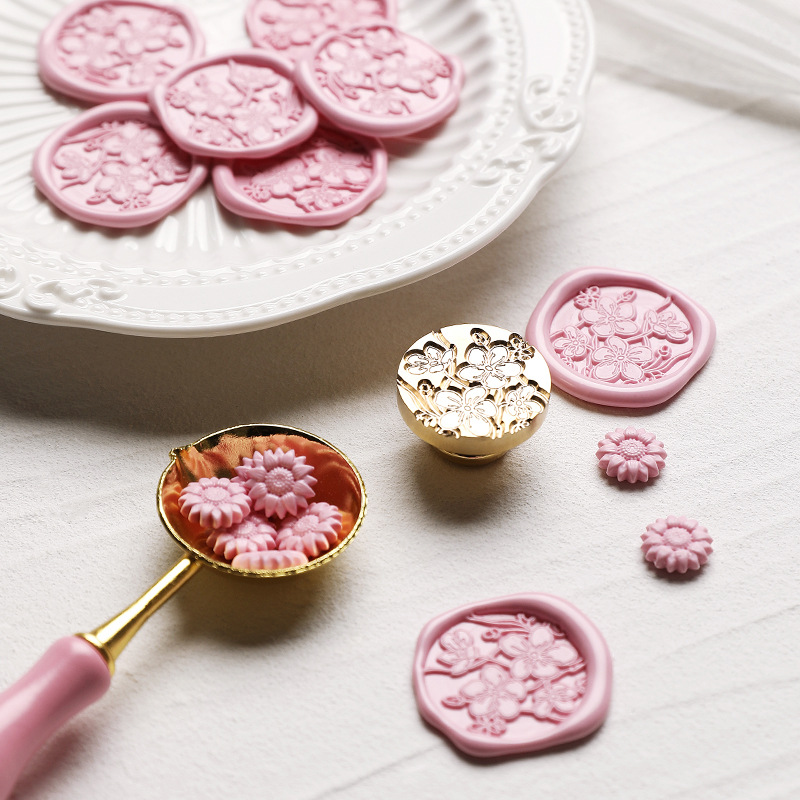 Retro Wax Seal Stamp Spring Fl - огляд і ціна Wax Seal Stamp Set