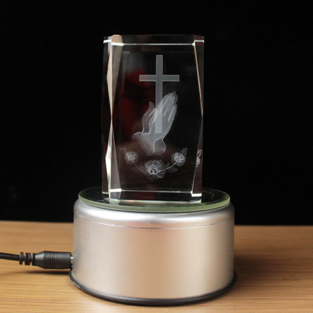 3D Laser Crystal Religious Cub - огляд і ціна Paper Weight Crystal