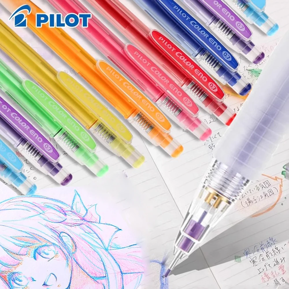 8pcs Japan PILOT Color Mechani - огляд і ціна Staedtler Pencil Lumocolor