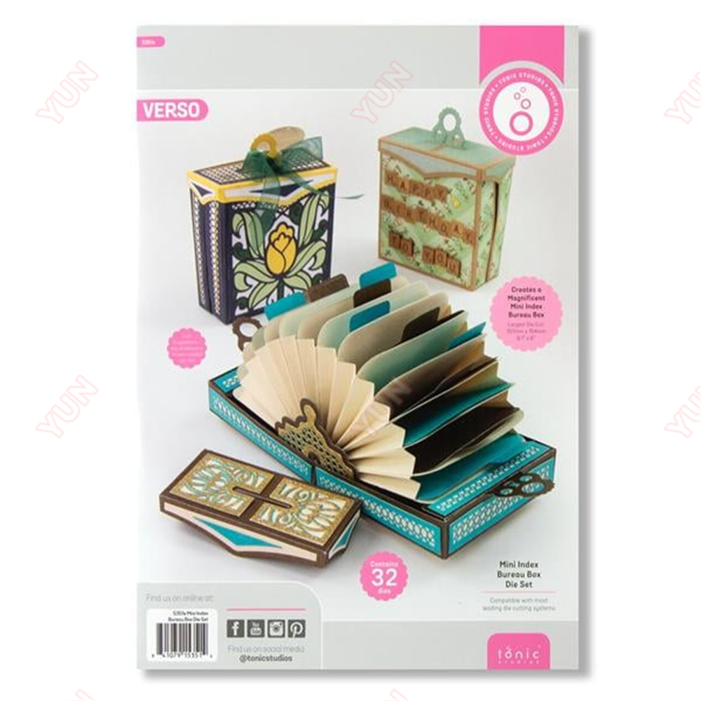 Mini Index Bureau Box Die Set  - огляд і ціна Card Index Box