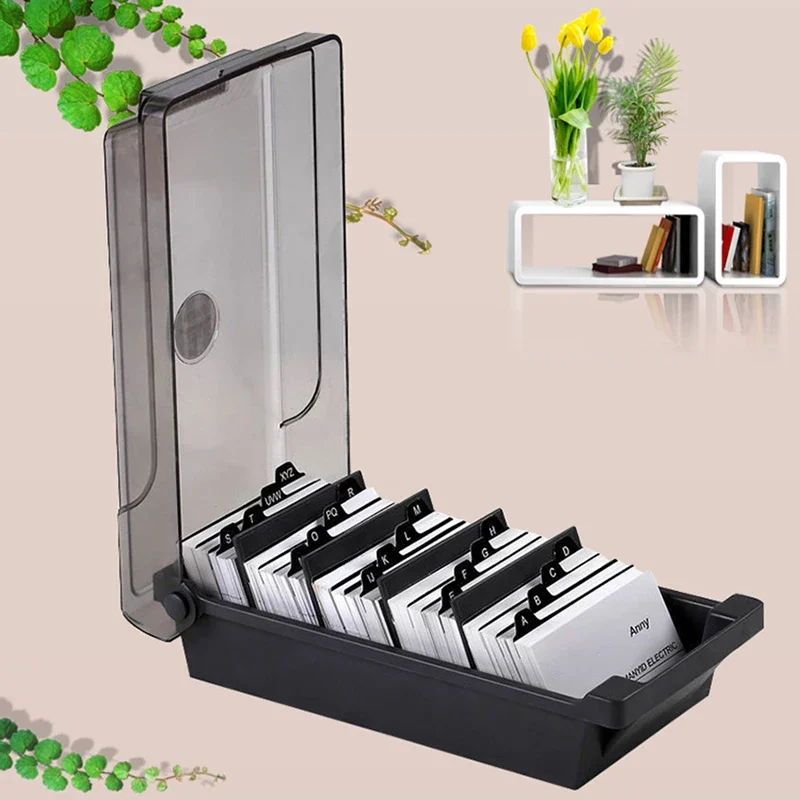 Business Card Holder, Plastic  - огляд і ціна Card Index Box