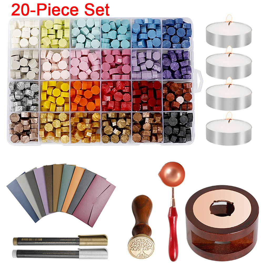20pcs/set Wax Seal Stamp Set w - огляд і ціна Wax Seal Stamp Set