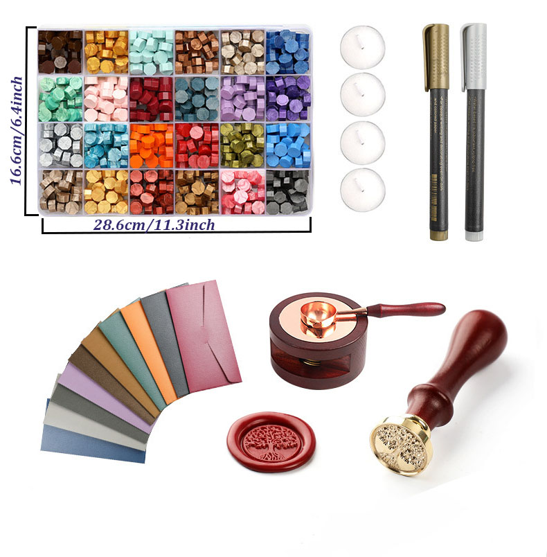 20pcs/set Wax Seal Stamp Set w - огляд і ціна Wax Seal Stamp Set