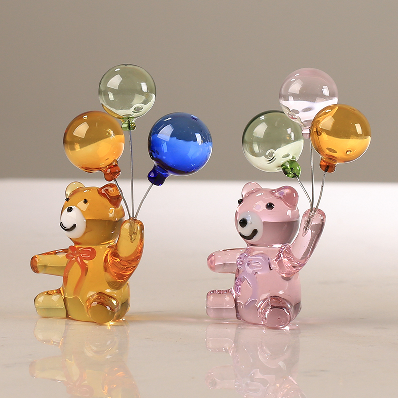 Crystal Bear Figurine with Thr - огляд і ціна Paper Weight Crystal