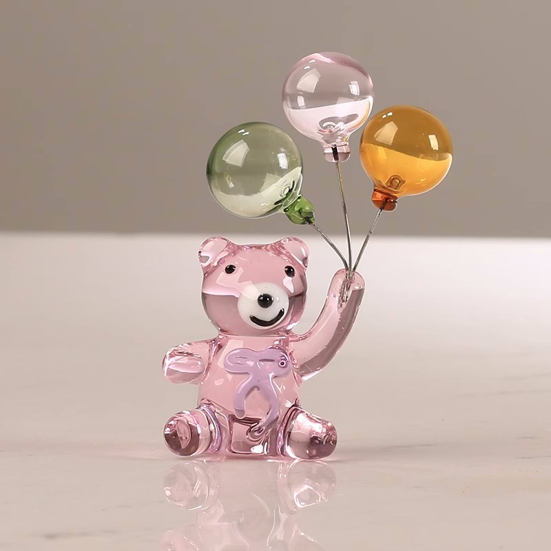 Crystal Bear Figurine with Thr - огляд і ціна Paper Weight Crystal