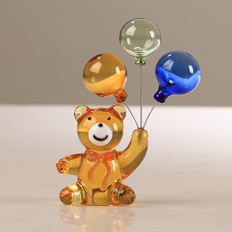 Crystal Bear Figurine with Thr - огляд і ціна Paper Weight Crystal