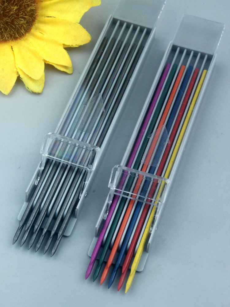Thick Pencil Core Colored Auto - огляд і ціна Staedtler Pencil Lumocolor