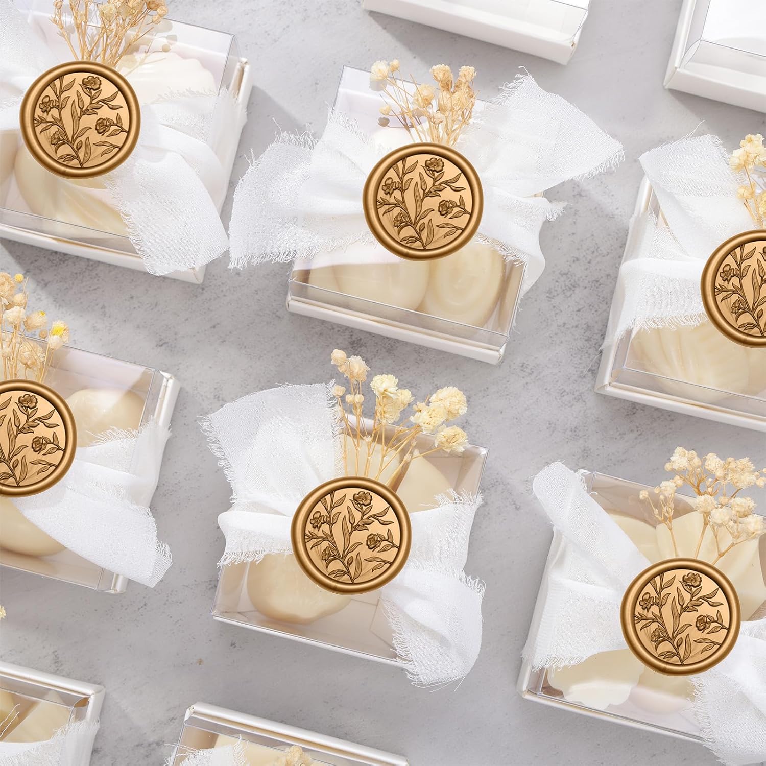 Wax Seal Stickers - 3D Floral  - огляд і ціна Wax Seal Stamp Set