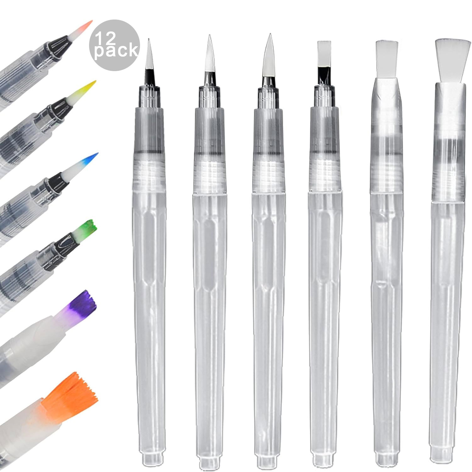 6/12/18pcs Water Color Brush P - огляд і ціна Correction Pen Fine