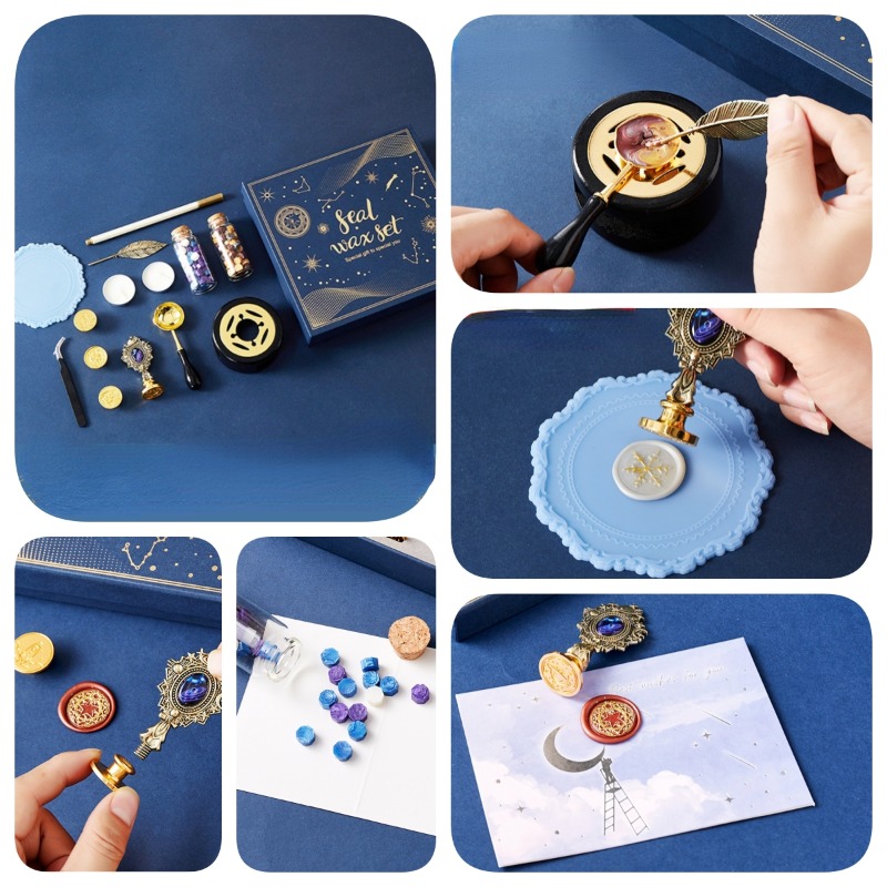 Starry Fire Lacquer Stamp Set  - огляд і ціна Wax Seal Stamp Set