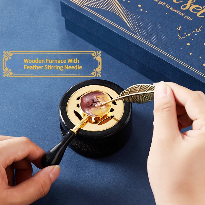 Starry Fire Lacquer Stamp Set  - огляд і ціна Wax Seal Stamp Set