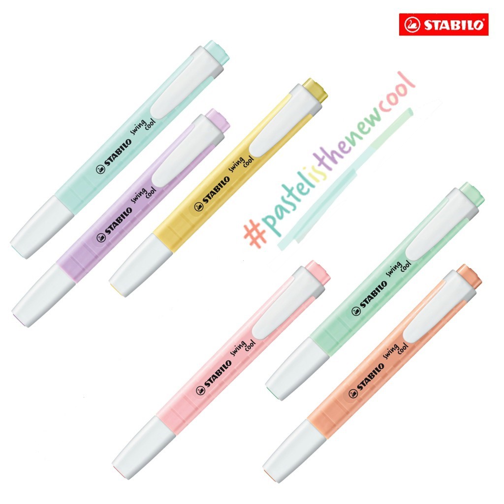 STABILO Swing Cool Pastel High - огляд і ціна Stabilo Marker Swing Cool
